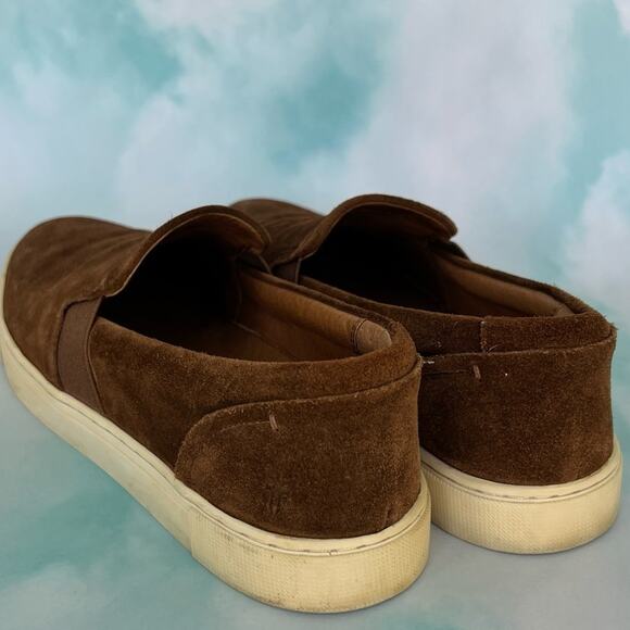 Frye Ivy Slip - Brown (Wood), Size 9.5, Genuine Suede and Leather - Picture 3 of 7